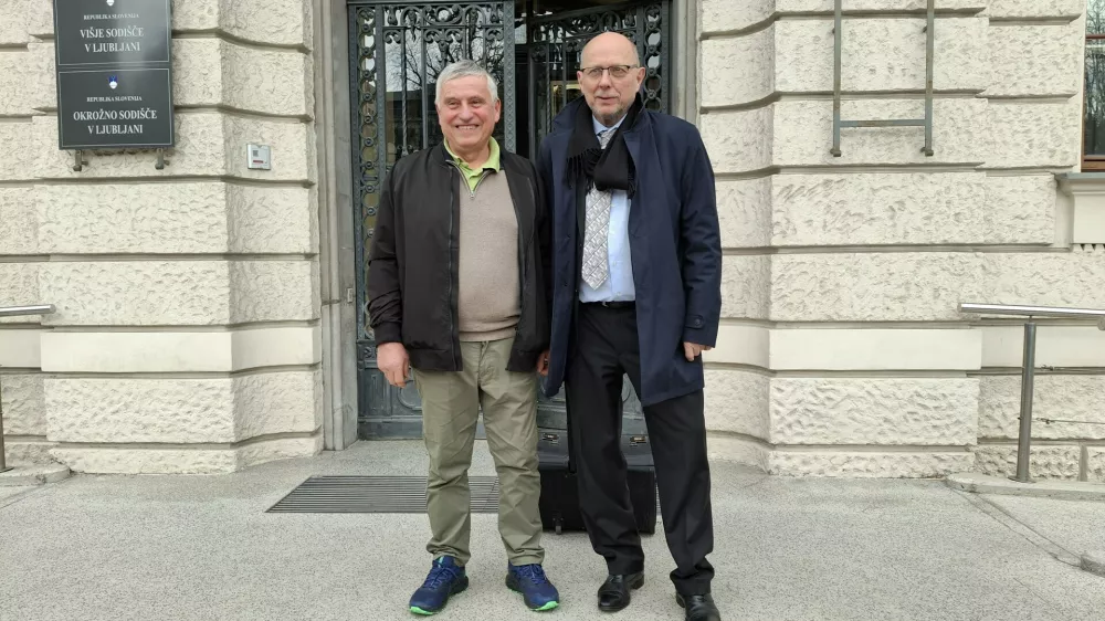 Cirir Cerar in odvetnik Žiga Klun