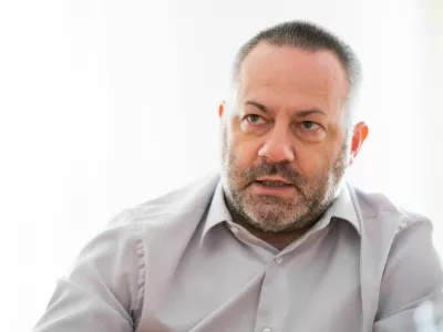 Ljubljana, Ministrstvo za zdravje.Pogovor z ministrom za zdravje Danijelom Besicem Loredanom.