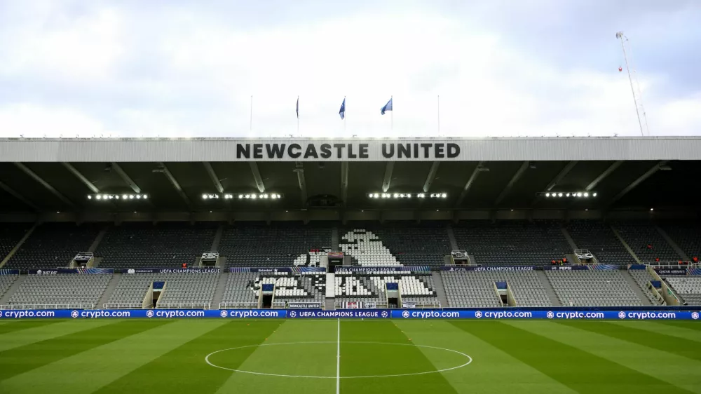 Soccer Football - UEFA Champions League - Round 16 - First Leg - Newcastle United v FC Barcelona - St James' Park, Newcastle, Britain - March 10, 2026 General view inside the stadium before the match Action Images via Reuters/Craig Brough