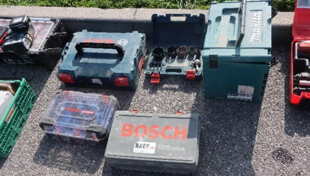 Ukradeno orodje. Foto: PU Nova Gorica11. 03. 2026