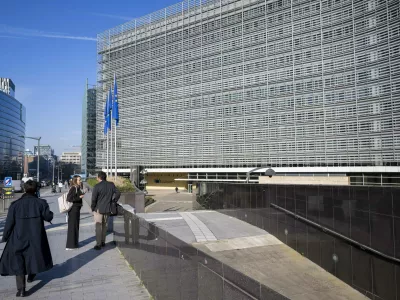 March 4, 2026: Berlaymont the European Commission headquarters in Brussels, Belgium, Wednesday, 04.03.2026. The Commission is expected to adopt the Industry Acceleration Act aimed at strengthening Europe&Otilde;s manufacturing sector, alongside a maritime industrial strategy, an EU ports strategy, a gender equality strategy for 2026&ETH;2030 and an intergenerational fairness strategy. Photo by Wiktor Dabkowski (Credit Image: ? Wiktor Dabkowski/ZUMA Press Wire)