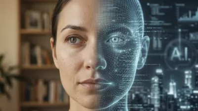 Deepfake simbolična fotografija