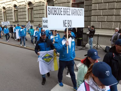 12.03.2026 - stavka policistovFoto: Tomaž Skale