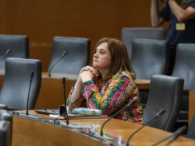 Tamara Vonta Svoboda - 30.05.2022 - predstavitev kandidatke za ministrico za notranje zadeve Tatjane Bobnar pred odborom DZ za notranje zadeve, javno upravo in lokalno samoupravo  //FOTO: Luka Cjuha