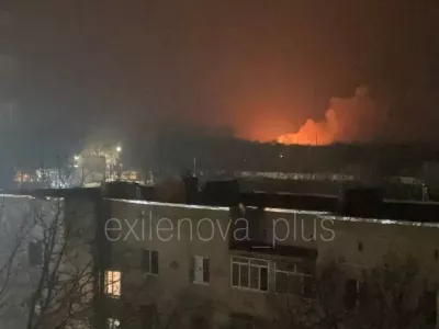 Posledice ukrajinskega napada na Krasnodar.