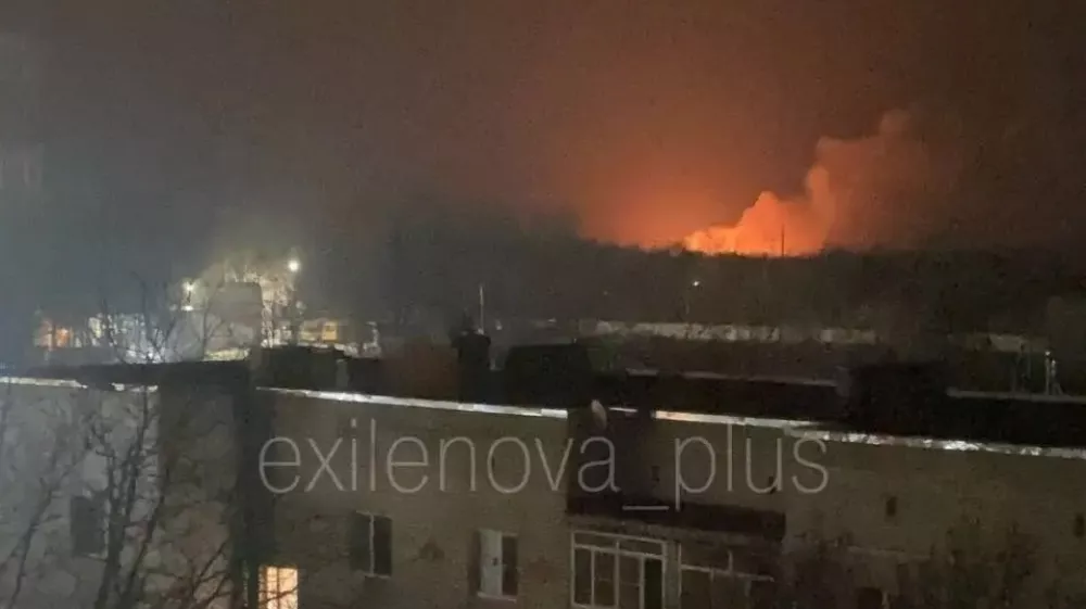 Posledice ukrajinskega napada na Krasnodar.