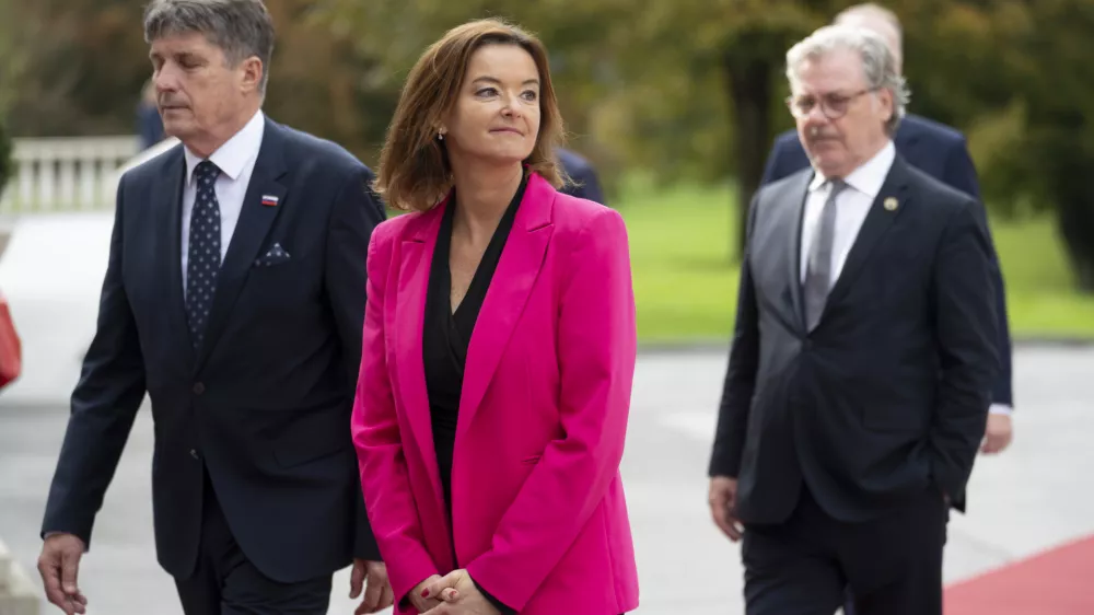 Tanja Fajon13.10.2025 - Uradni obisk generalnega sekretarja zveze NATOFOTO: Nik Erik Neubauer