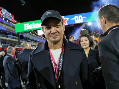 Hollywoodski igralec Jeremy Renner 