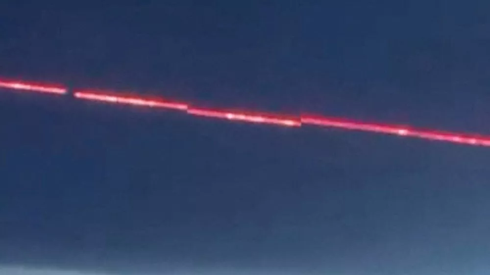 A C-RAM air defence system intercepts drones during reported drone and rocket attacks on the U.S. embassy, according to Iraqi security sources, in Baghdad, Iraq, in this still image obtained from a social media video released on March 17, 2026. Social Media via REUTERS THIS IMAGE HAS BEEN SUPPLIED BY A THIRD PARTY. NO RESALES. NO ARCHIVES. NEWS USE ONLY.  VERIFICATION: Reuters was able to confirm the location from the shape of the building, road layout, street lights and vegetation. Exact time could not be verified but no older version of the video was found posted online before March 17. Iraqi security sources confirmed that rockets and at least five drones were launched at the U.S. embassy in Baghdad early on Tuesday. The direction of the C-RAM air defence system was seen moving towards the opposite side of the embassy. Earlier, a Reuters witness confirmed seeing at least three drones heading in the direction of the embassy. Coordinates of the building under attack are 33.29164731525183, 44.390272740582226