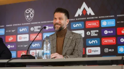  - Boštjan Cesar, novi selektor članske reprezentance, - 21.01.2026. - Tiskovna konferenca NZS ob imenovanju Boštjana Cesarja za selektorja slovenske nogometne reprezentance.//FOTO: Bojan Velikonja