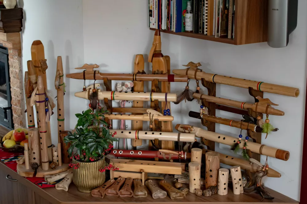 Iz lesa ustvarja glasbo sveta