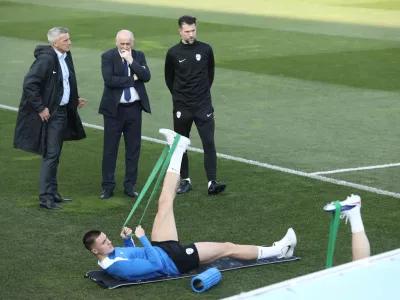 23.3.2026 trening nogometna reprezentanca slovenije.Foto Luka Cjuha