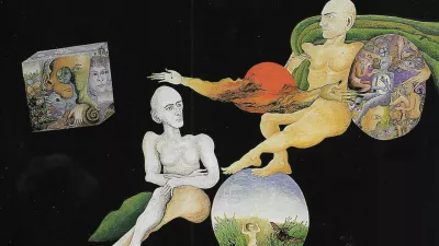 Slika iz cikla Apokalipsa, 1993, olje na platnu, 140 x 220 cm / Foto: Arhiv Zdslu