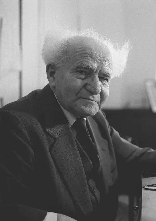 DAVID BEN GURION. / Foto: * Government Press Office *