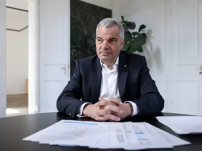 - 11.03.2025 - župan Maribora, Sa&scaron;a Arsenovič//FOTO: Jaka GasarOPOMBA: ZA OBJEKTIV - INTERVJU