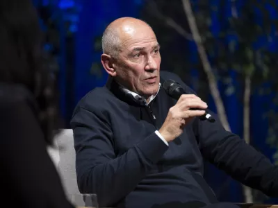 Janez Jan&scaron;aVOLITVE 202628.02.2026 Pogovorni večer v organizaciji SDS Koalicija z volivci - Kulutrni dom GrosupljeFOTO: Nik Erik Neubauer