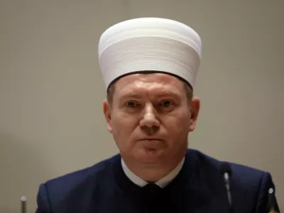 , - 19.12.2023 &ndash; Islamski kulturni center IVKC Ljubljana - predstavili medversko izjavo proti uvajanju samomora s pomočjo v slovensko zakonodajo; //FOTO: Tomaž Skale