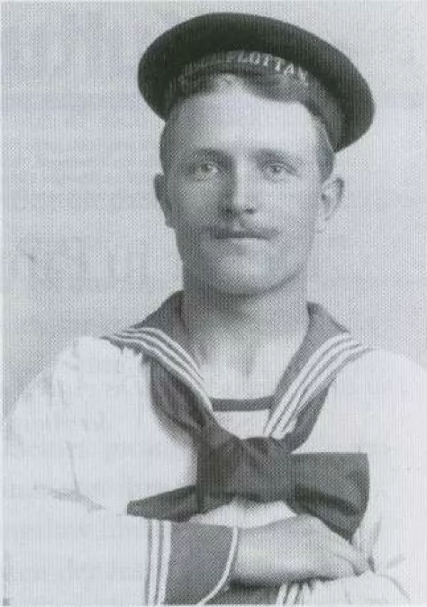 Carl Emil Petterssen ko mornar / Foto: Wikipedia