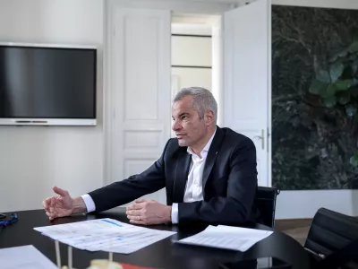 - 11.03.2025 - župan Maribora, Sa&scaron;a Arsenovič//FOTO: Jaka GasarOPOMBA: ZA OBJEKTIV - INTERVJU