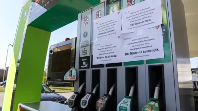 19.3.2026 - MOL Bencinski servis - bencinska pumpa - pomankanje goriva na bencinskih črpalkah - motena oskrba dobave gorivaFoto: Luka Cjuha