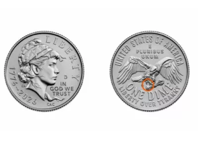 ameri&scaron;ki kovanec 10 centov