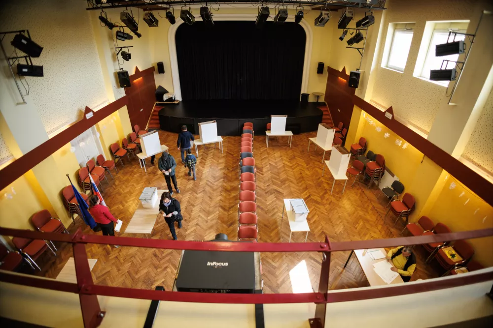 Radomlje, Kulturni dom.Volitve v drzavni zbor 2026. / Foto: Nebojsa Tejic/sta