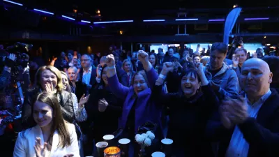 Gibanje Svoboda22.3.2026 - volitve v državni zbor 2026 - parlamentarne volitve 2026 - spremljanje izidov volitrvFoto: Luka Cjuha