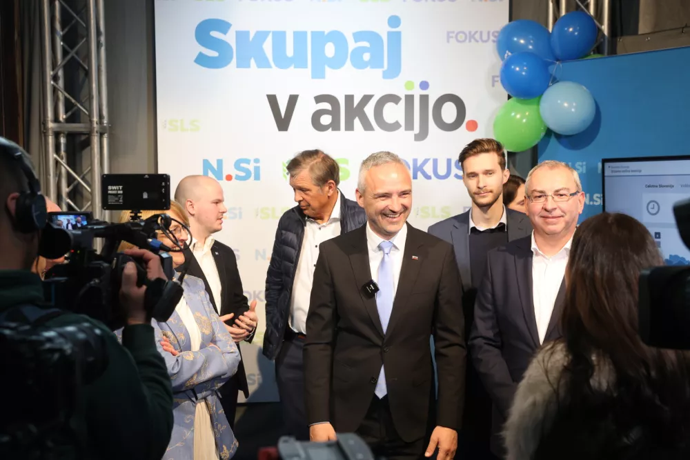 Gibanju Svoboda mandat več od SDS, Golob: Čakajo nas trda pogajanja