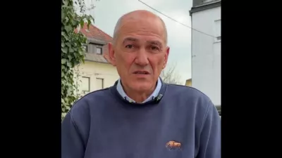 Janez Jan&scaron;a med sporočilom pred koncem volilnega dneva. / Foto: Zajem Zaslona/x