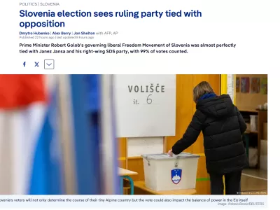 Volitve slovenija tujina