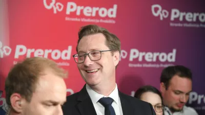 Ljubljana, prostori stranke.Volitve v drzavni zbor 2026.Stab stranke Prerod Vladimirja Prebilica v pricakovanju rezultatov volitev.Izjava predsednika stranke Vladimirja Prebilica po zaprtju volisc.