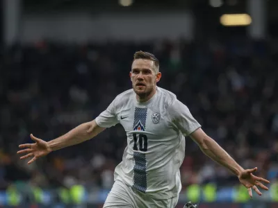 Timi El&scaron;nik26.3.2024 nogomet Slovenija - Portugalska prijatelska tekma - prijateljska nogometna tekma med reprezentancama Slovenije in PortugalskeFOTO: Luka Cjuha