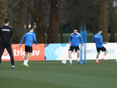 23.3.2026 trening nogometna reprezentanca slovenije.Foto Luka Cjuha