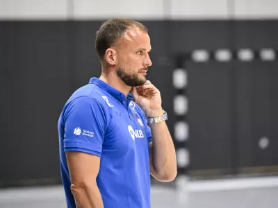 Uro&scaron; Zorman06.12. 2025 - Pripravljalna tekma za evropsko prvenstvo v rokometu Slovenija - KuvajtFOTO: Nik Erik Neubauer