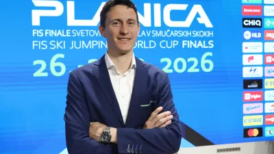 Peter Prevc18.3.2026 - Anovinarska konferenca, na kateri bodo člani organizacijskega komiteja Planica predstavili vse podrobnosti organizacije letošnjega finala svetovnega pokala.Foto: Luka Cjuha