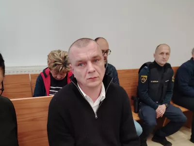 Dmytri Dobniuk je na sodi&scaron;ču močno obžaloval tragično prometno nesrečo, v kateri je umrlo pet njegovih rojakinj in se opravičil njihovim svojcem. F Mojca Marot 