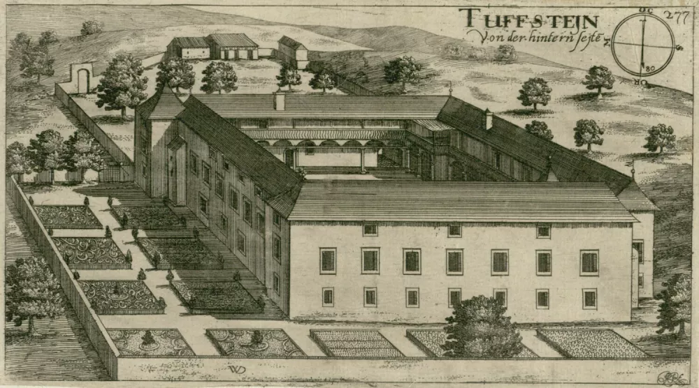 Tu&scaron;tanj v Valvasorjevih časih. / Foto: Arhiv