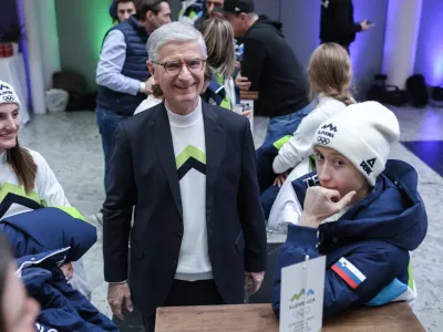 Franjo Bobinac- 23.02.2026 - sprejem za olimpijsko reprezentanco po Končanih ZOI 2026 v Milanu in Cortini//FOTO: Jaka Gasar