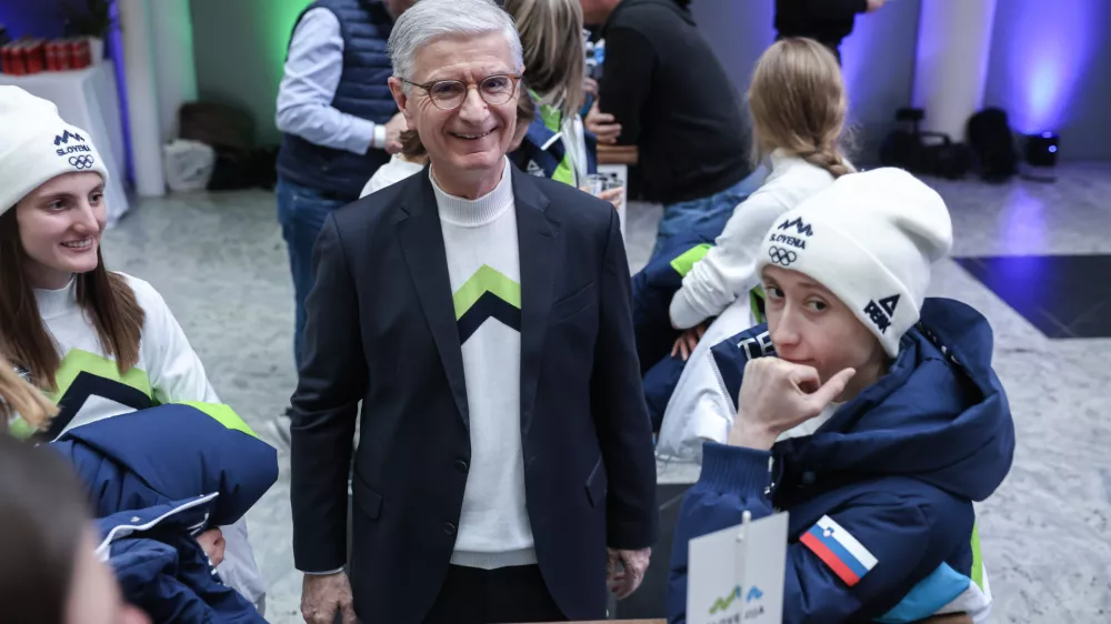 Franjo Bobinac- 23.02.2026 - sprejem za olimpijsko reprezentanco po Končanih ZOI 2026 v Milanu in Cortini//FOTO: Jaka Gasar