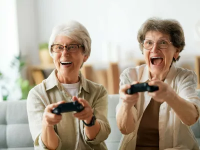 Starostniki in video igrice. Foto: Profimedia