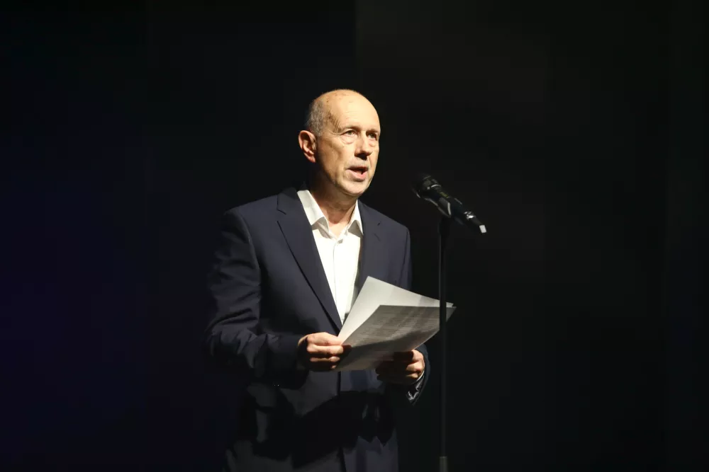 Bojan Petan, direktor družbe DNEVNIK MEDIJI, d.o.o.26.3.2026 - ZLATA NIT 2026, SLAVNOSTNA RAZGLASITEVFoto: Luka Cjuha