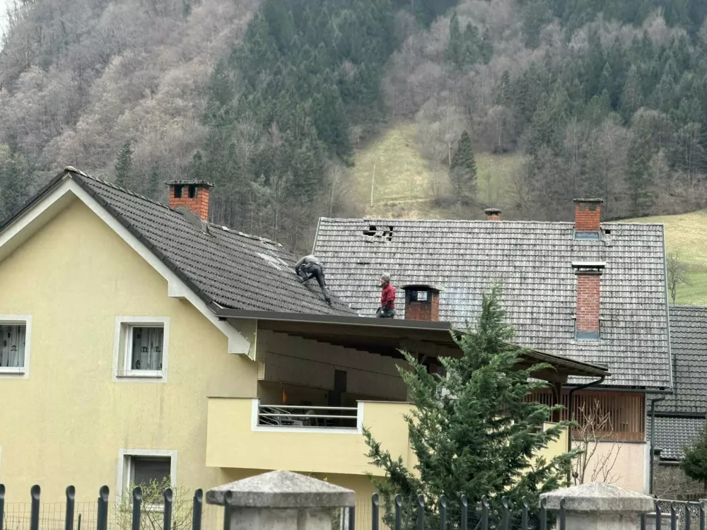 Posledice neurja na Gorenjskem