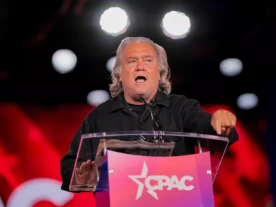 Steve Bannon attends the Conservative Political Action Conference (CPAC) USA 2026 at the Gaylord Texan Resort and Convention Center, in Grapevine, Texas, U.S., March 27, 2026. REUTERS/Daniel Cole