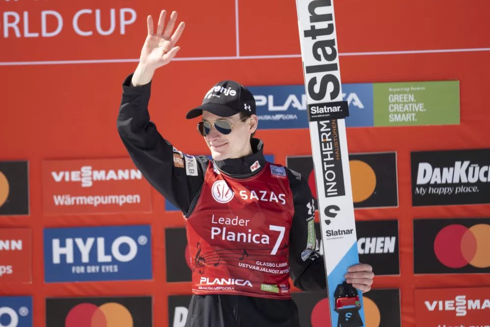 Domen Prevc29.03.2026 - Planica - zaključek svetovnega pokala v smučarskih skokih - poleti - smučarski skokiFoto: Nik Erik Neubauer