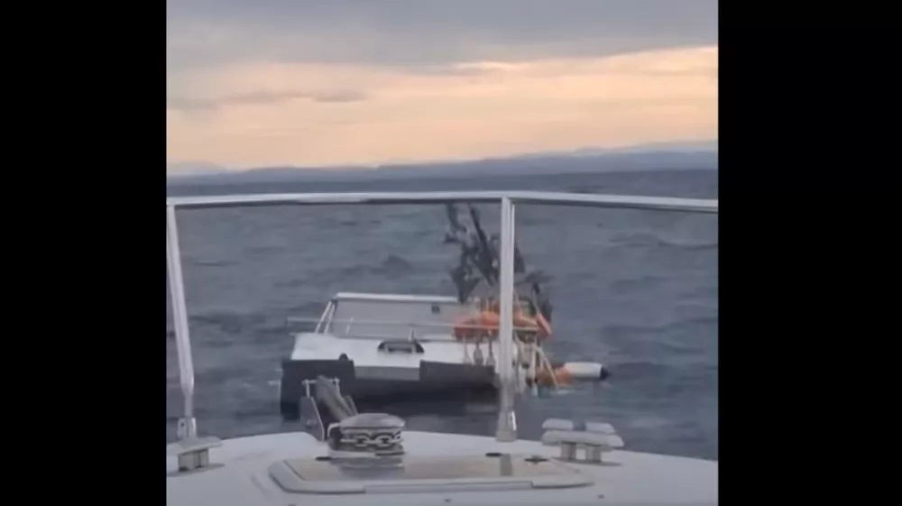 Prizor, na katerega je naletela re&scaron;evalna posadka. 