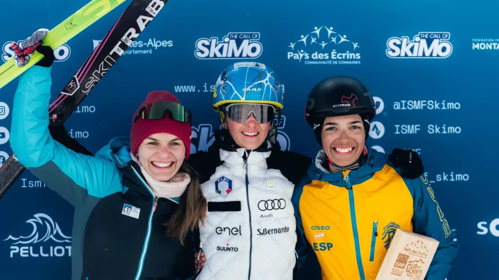Francija, Briancon.Svetovno prvenstvo v tekmovalnem turnem smucanju v Puy Saint Vincentu v Franciji.Klara Velepec je osvojila srebrno medaljo v disciplini vzpon.Foto: ISMF