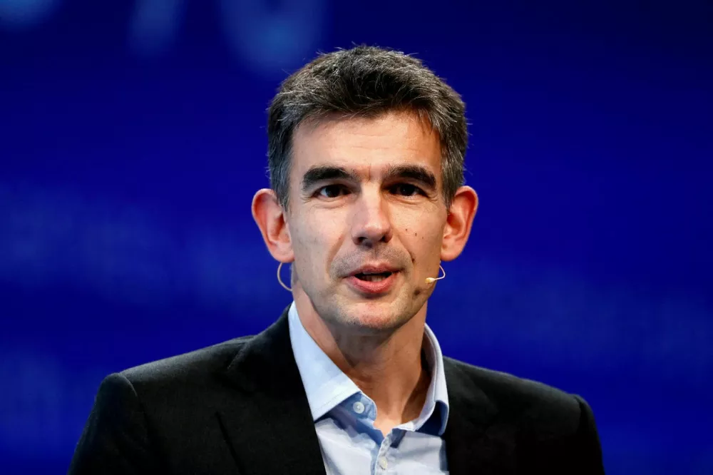 FILE PHOTO: Matt Brittin, President EMEA Business and Operations Google UK, addresses the Confederation of British Industry's annual conference in London, Britain November 21, 2016. REUTERS/Stefan Wermuth/File Photo
