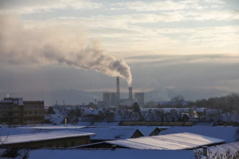 8.1.2026 - mraz sneg - Toplarna Moste - TE TOL - sežigalnica foto luka cjuha