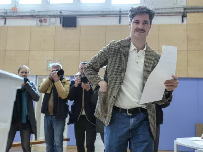 Luka MesecLevica in Vesna- 22.03.2026 - Volitve v državni zbor 2026//FOTO: Jaka Gasar