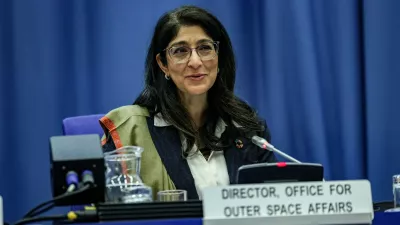 February 2, 2026, Vienna, Austria, Austria: AARTI HOLLA-MAINI, Director of the United Nations Office for Outer Space Affairs (UNOOSA), speaks at the opening of the Scientific and Technical Subcommittee of the Committee on the Peaceful Uses of Outer Space (COPUOS) in 2026, highlighting advances in space diplomacy, collaboration through initiatives such as UN-SPIDER, and the expansion of COPUOS membership to 110 States.,Image: 1071556588, License: Rights-managed, Restrictions:, Model Release: no